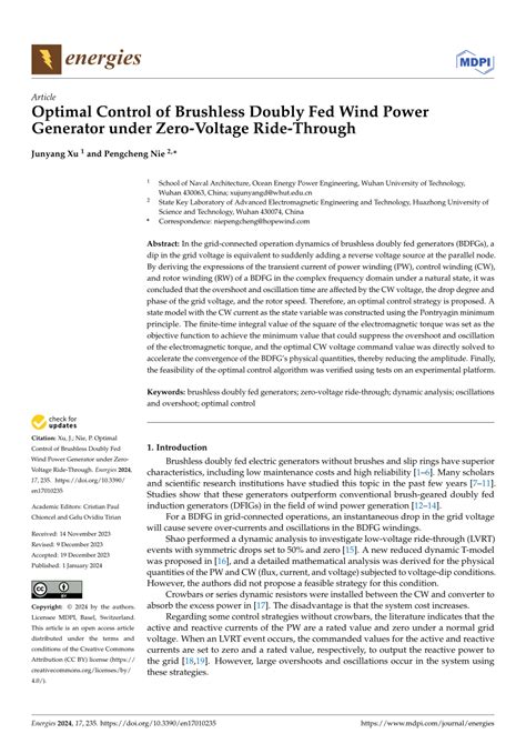 bdfgx|Optimal Control of Brushless Doubly Fed Wind Power Generator  .